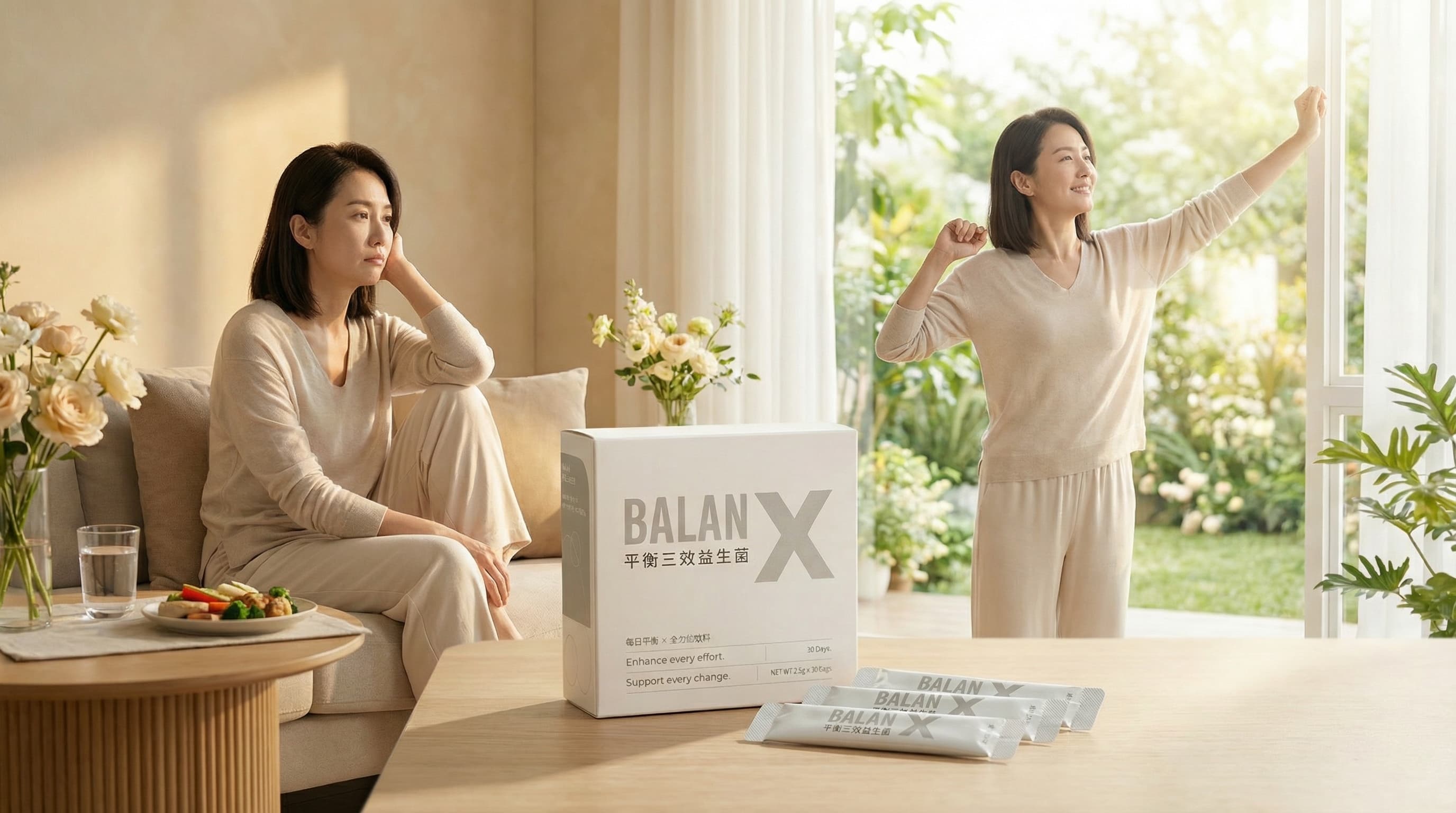 BalanX 平衡三效益生菌:撐住改變後的你,穩住理想狀態的體態維持首選 | 明健生技